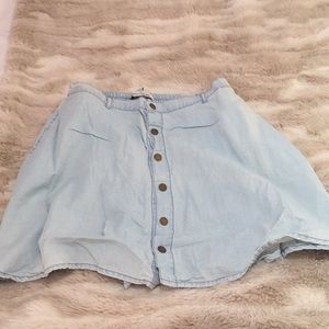 Adorable denim skirt